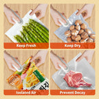 1 Pc Mini Heat Sealing Machine 2-in-1 Cutter & Sealer | USB Rechargeable Food Bag Sealer for Snacks & Storage (Random Color)