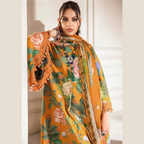 Unstitched Suit, Unique M.Prints on Pure Lawn, for Women