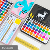 Flamingo Non-Toxic Solid Watercolors