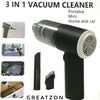 3-in-1 Portable Wireless Vacuum Cleaner, High-Power Suction