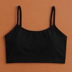 Teenagers’ Malai Non-Padded Bra – Soft, Lightweight & Comfortable Everyday Wear Lingerie, Plain Design in Black, Sizes 28, 30, 32