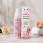 BLB Hair Removal Mouse Spray_4D Formula for Fast & Gentle Hair Removal (100ml)