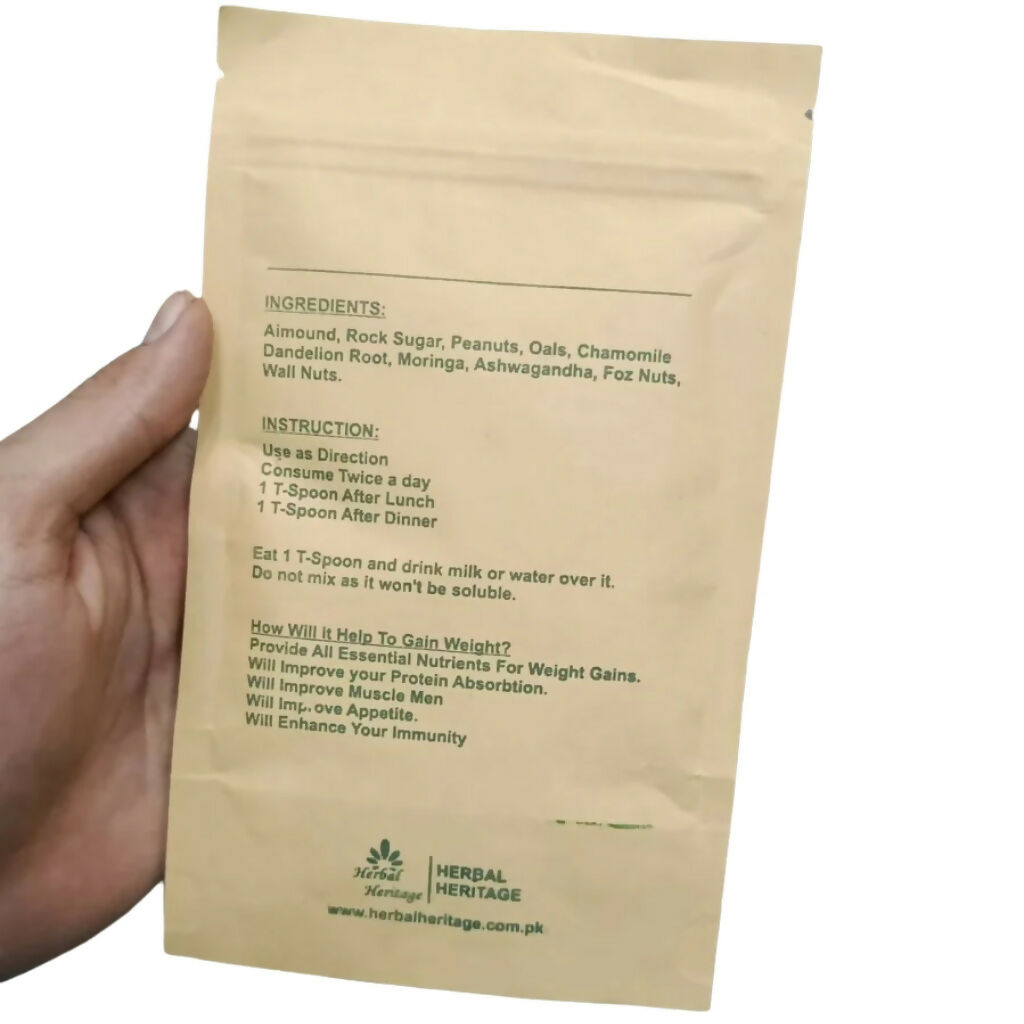 Natural Mass Gainer Powder, Herbal Weight Support & Appetite Boost - 80g