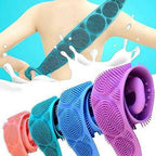 3 in 1 Silicone Bath & Skincare Value Bundle – Shower Brush, Back Scrubber & Face Cleansing Brush Set