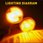 Pack of 4 Universal Motorcycle Turn Signal Indicators