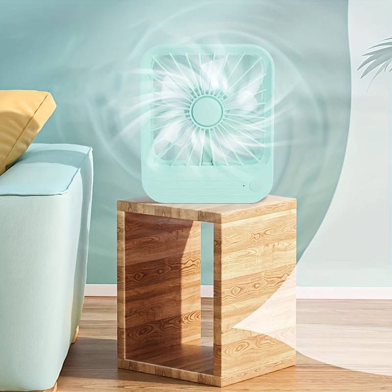 Fan, Touch Sensor Portable Rechargeable Mini Desk with 3 Speed Airflow