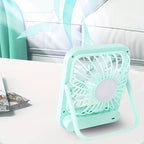 Fan, Touch Sensor Portable Rechargeable Mini Desk with 3 Speed Airflow