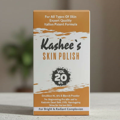Kashees Whitening Skin Polish | 290g Powder | Gentle Exfoliation & Brightening | Smooth & Radiant Skin