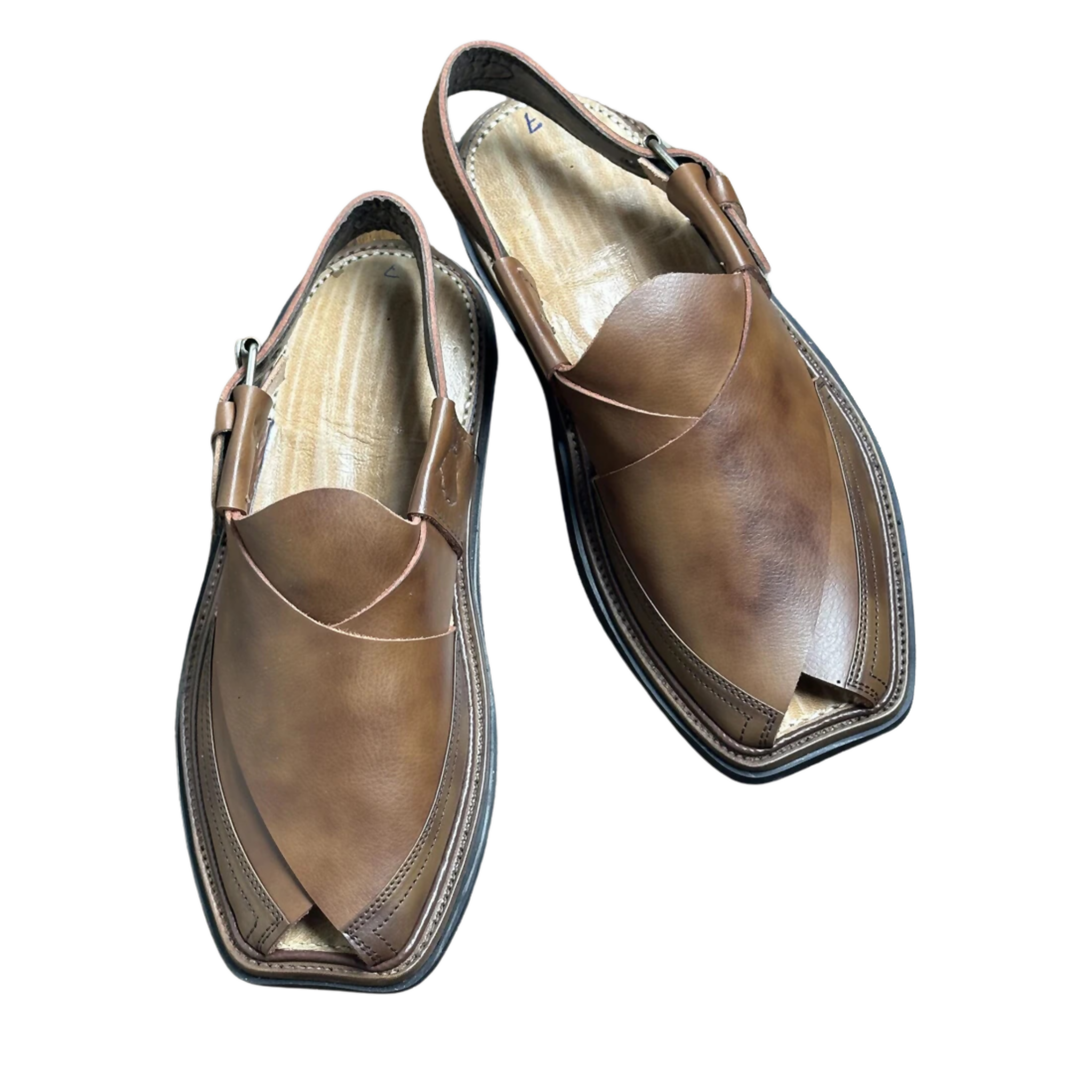 Charsaddah Special Chappal, Fine Matte Leather & Feather Light, for Men