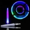 Motion Activated Glow Bike Flashlight – Multicolor LED Tire Valve Cap Wheel Light for Bicycle, Car & Motorcycle | Pack of 2