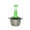 Stainless Steel Manual Chopper, Ideal for Home Kitchen Use