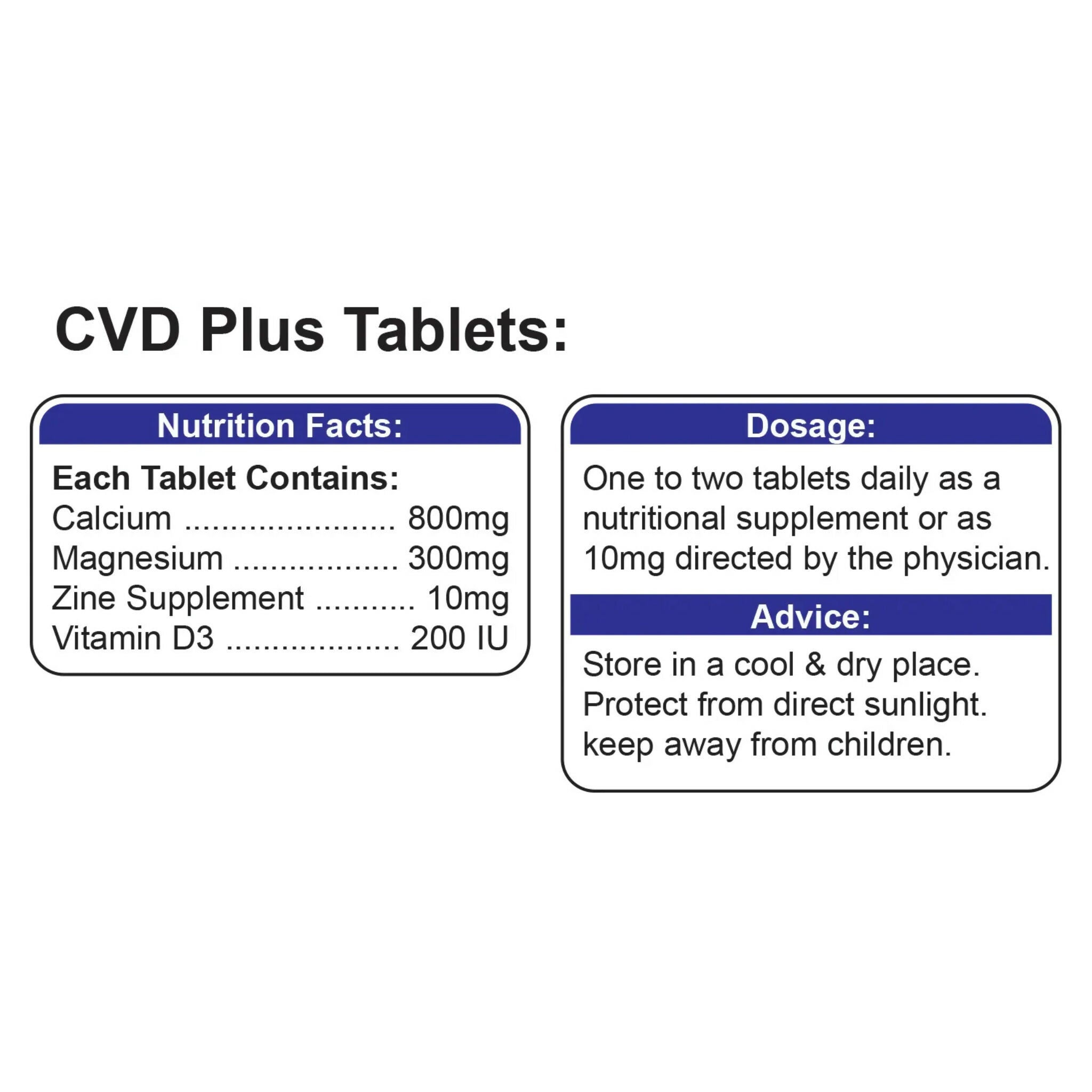 CVD Plus Tablets