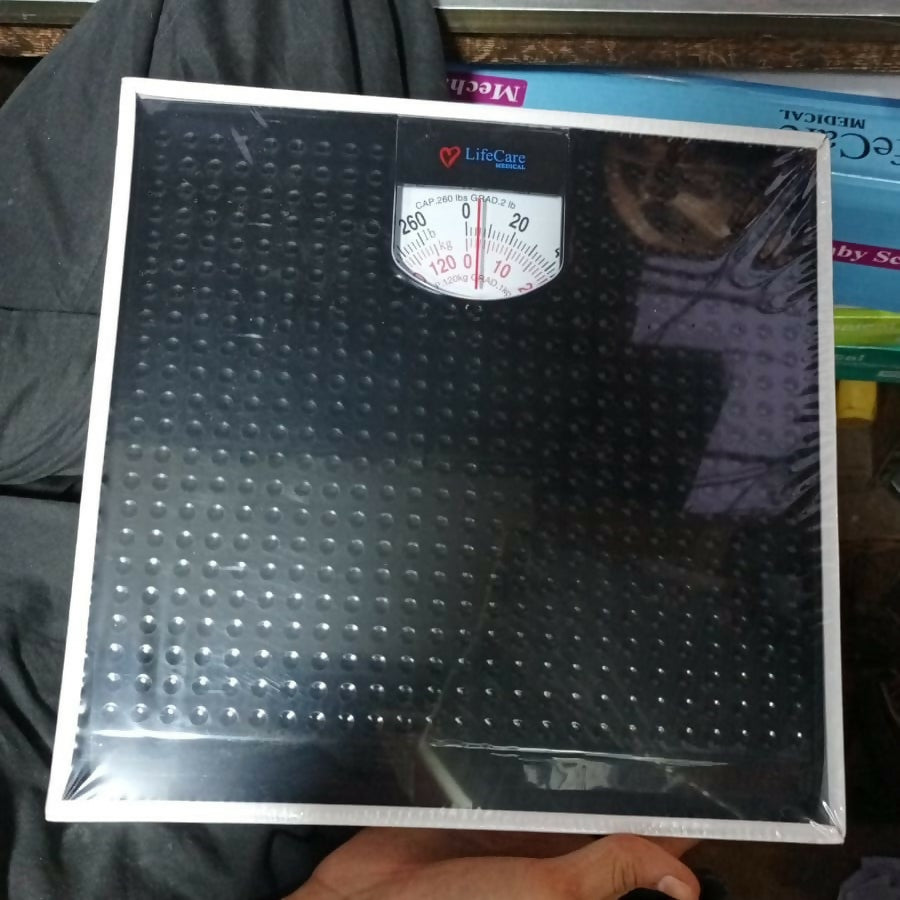 Life Care Medical Mechanical Personal Scale For Body Weight Tracking | 120kg Capacity