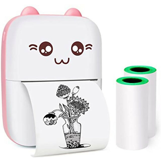 Mini Portable Pocket Thermal Printer – Wireless Receipt & Photo Printer (Random Color)