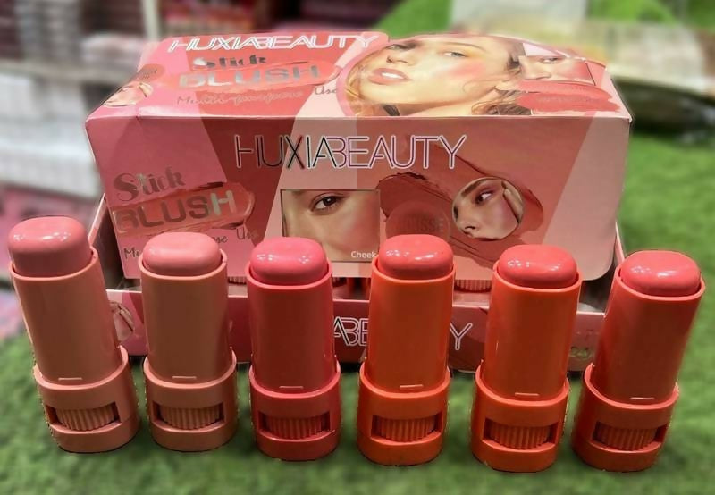 High-Pigment Matte Blush Stick – Long-Lasting, Water-Resistant & Blendable Contour Balm – Random Shades – Pack Of 02