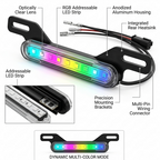 Chasing LED 12V Slim RGB LED Plate Bar for Motorcycles