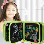 Erasable & Reusable Doodle Magic Blackboard Book with 3 Color Markers