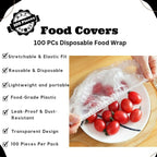 Elastic Food Storage Covers, Fresh Keeping & Dust Proof, for Kitchen Bowls