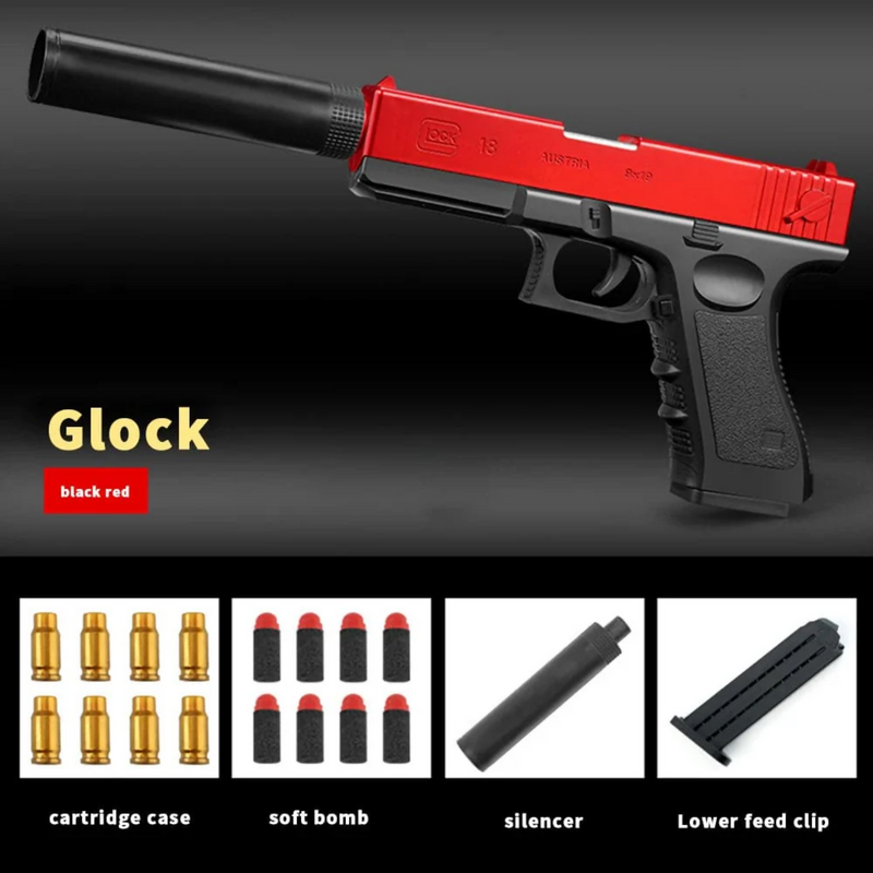Toy Gun, Shell Ejection Soft Bullet & High Quality, for Kids'