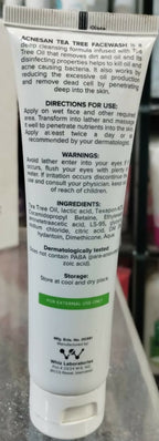 Acnesan Tea Tree Facial Cleanser For Oily Skin Gentle Formula Smooth Texture Deep Cleansing - 100ML