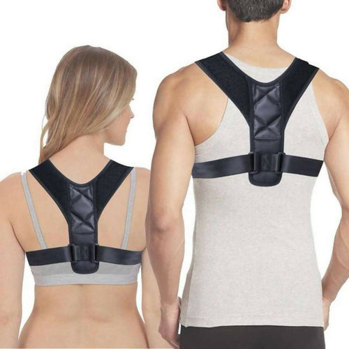 SN-660 Smart care brand Posture corrector Upper back support Strong grip Shoulder Support Relief and Back Pain Relief Belt – Adjustable Posture Support Brace for Men and Women