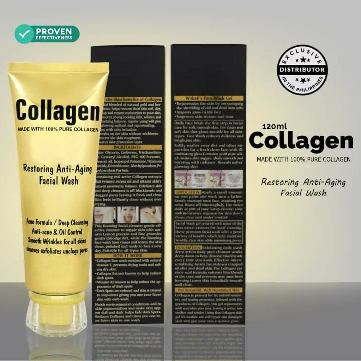 Wokali Collagen Anti Aging And Anti Acne Facial Wash