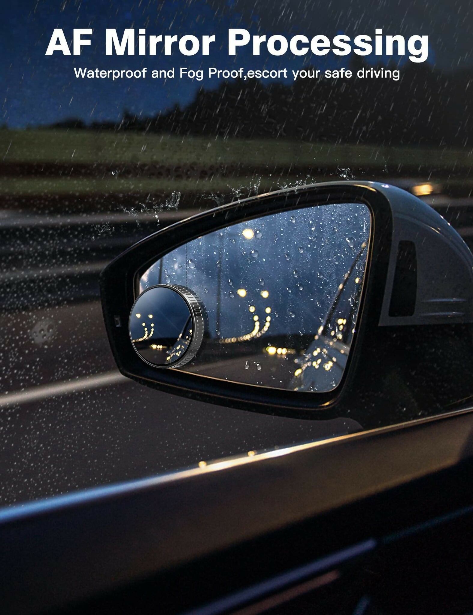 2pcs Round Blind Spot Mirrors