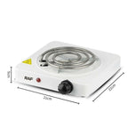RAF Electric Stove | 1000W Hot Plate | Heats in 2 Mins | Automatic & Easy to Clean
