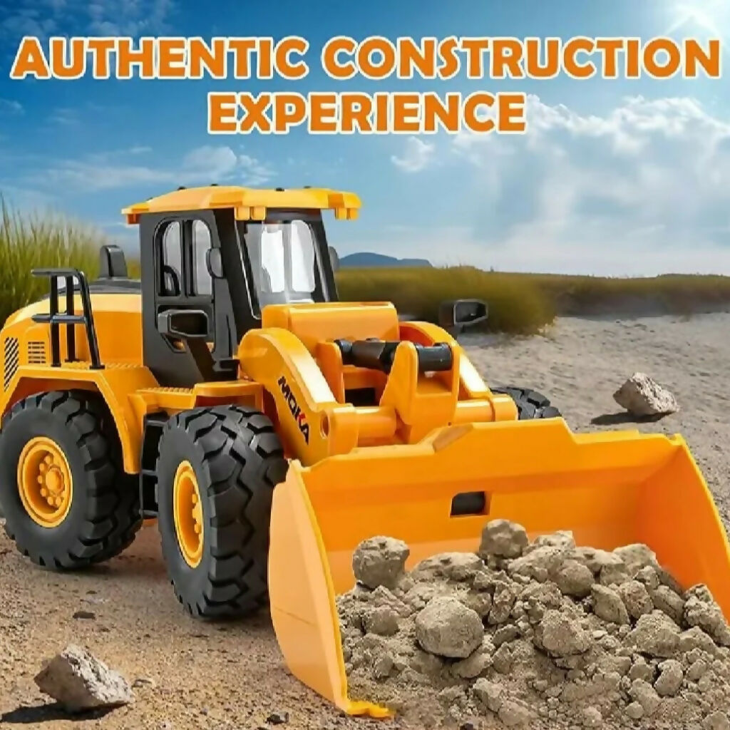 Remote Control Bulldozer, 1/16 Scale, for Kids & Hobby Use