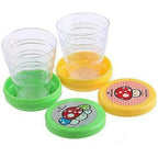 Pack of 2 Magic Folding Glasses for Kids – Collapsible Travel Cups for Hiking, Camping & Outdoors
