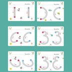 A4 Kids Educational Learning Tracing Book | 64 Pages Dot-to-Dot Activity Workbook with 2 Markers (Big Size)