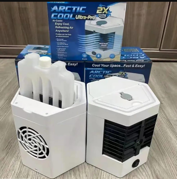 Mini Air Cooler White Portable Quiet Cooling