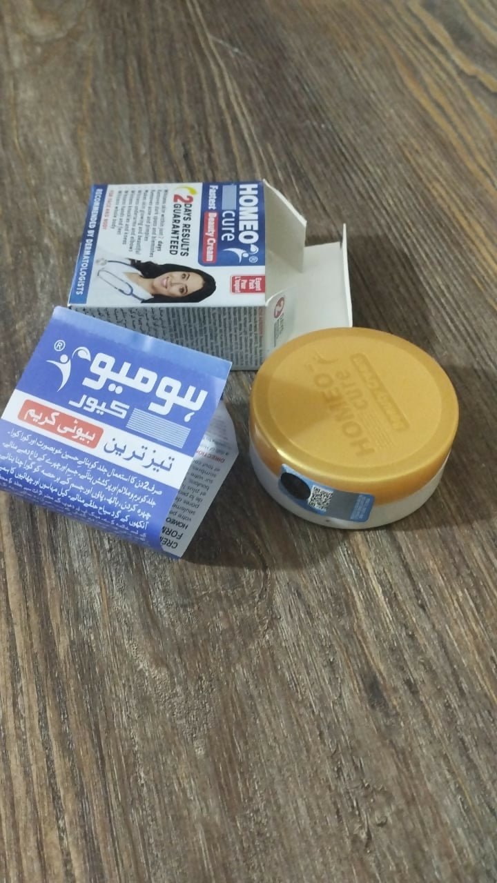 Homeo Cure Beauty Cream Highly Concentrated Fastest 2 Days Results Guaranteed