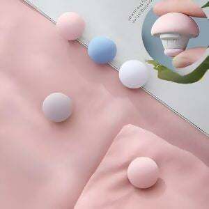 Premium Mushroom-Style Bedsheet Clips – Pack of 4 Elastic Quilt & Sheet Fixer Buckles (Random Color)