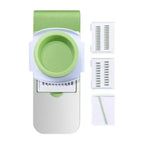 Multifunctional 5-Blade Vegetable Cutter & Grater | Stainless Steel Kitchen Tool