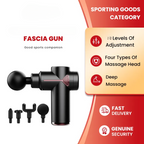 Massage Gun, High Power Muscle, with 4 Interchangeable Heads