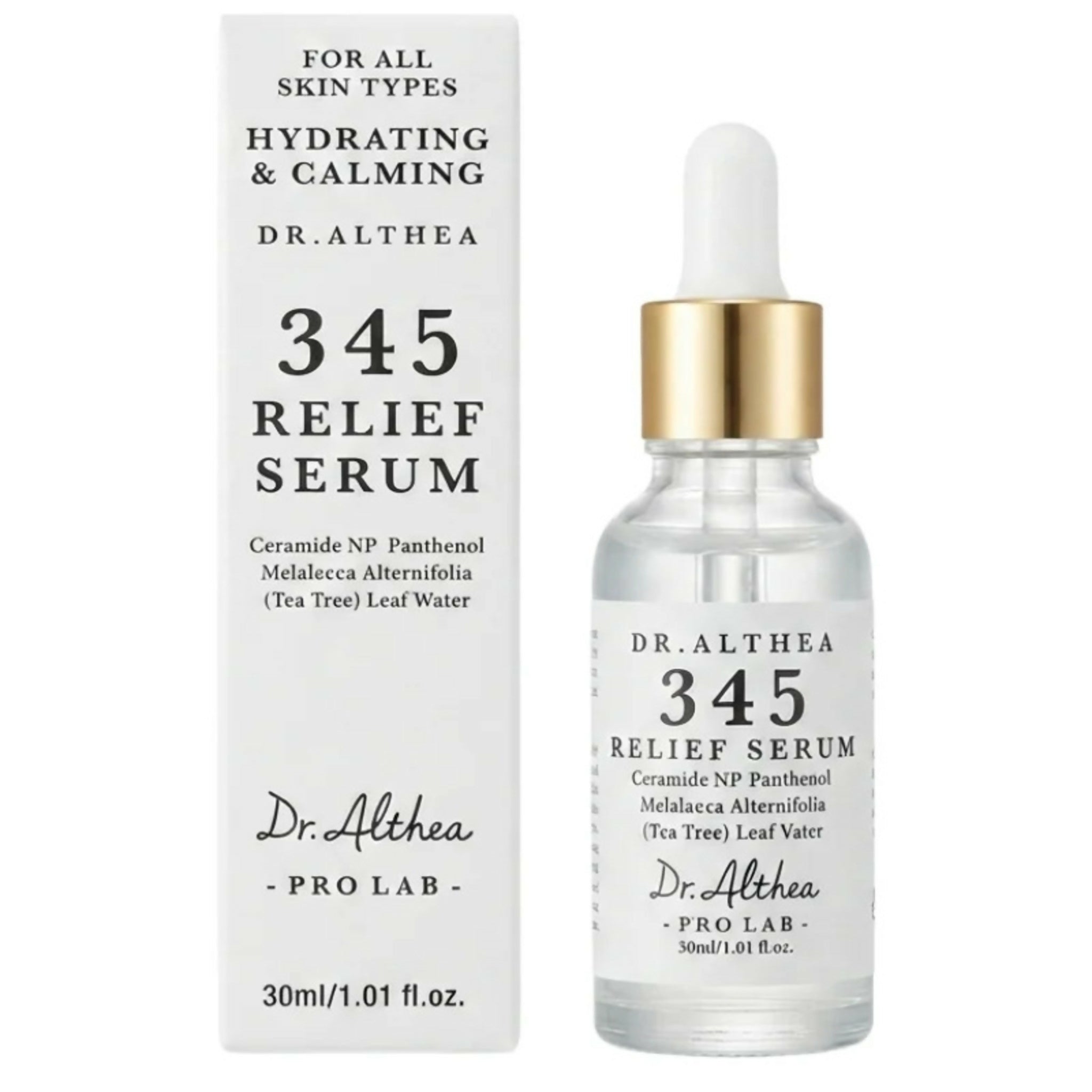 Dr. Althea 345 Relief Serum 30ml | Hydrating & Soothing Serum with Tea Tree Leaf Water, Ceramide NP & Niacinamide