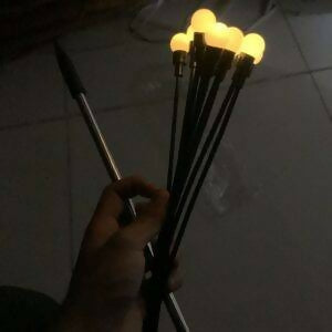 Garden Lights – New Upgraded Solar Powered Firefly Lights, Outdoor Waterproof Vibrant Decorative Lighting for Home & Garden (Warm Light)