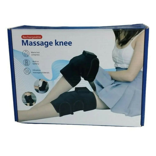 Electric Heat & Vibration Knee Massager, Infrared Therapy Device