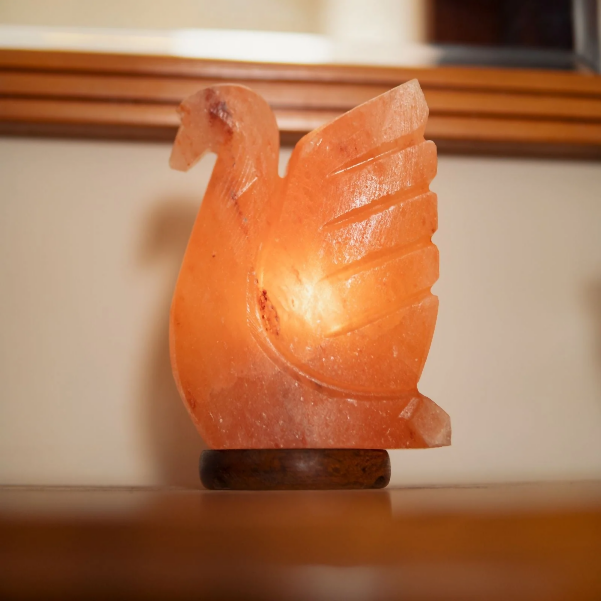 Serene Swan Himalayan Pink Salt Lamp