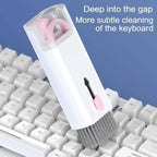 7 in 1 Computer Keyboard Cleaner Brush Kit – Multi-Function Earphone Cleaning Pen & Keycap Puller Tool Set