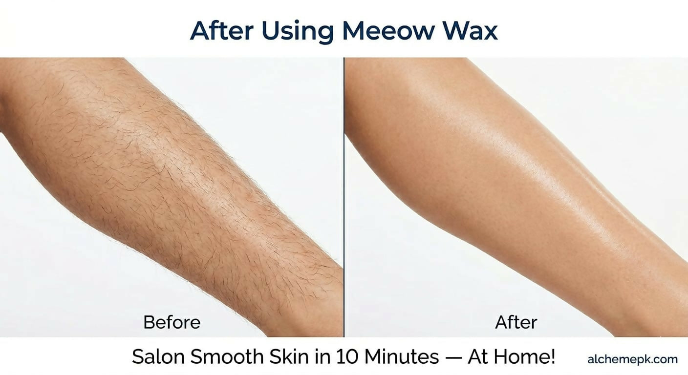 Meeoow Club 10 Min Painless Body Wax Orange Hair Removal Powder for Women