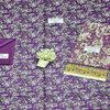 Unstitched Suit, Mirha Print Lawn Purple & Effortless Summer Elegance