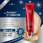 FV Liquid Foundation Makeup, 12-Hour Long Lasting, Concealer & Matte Coverage