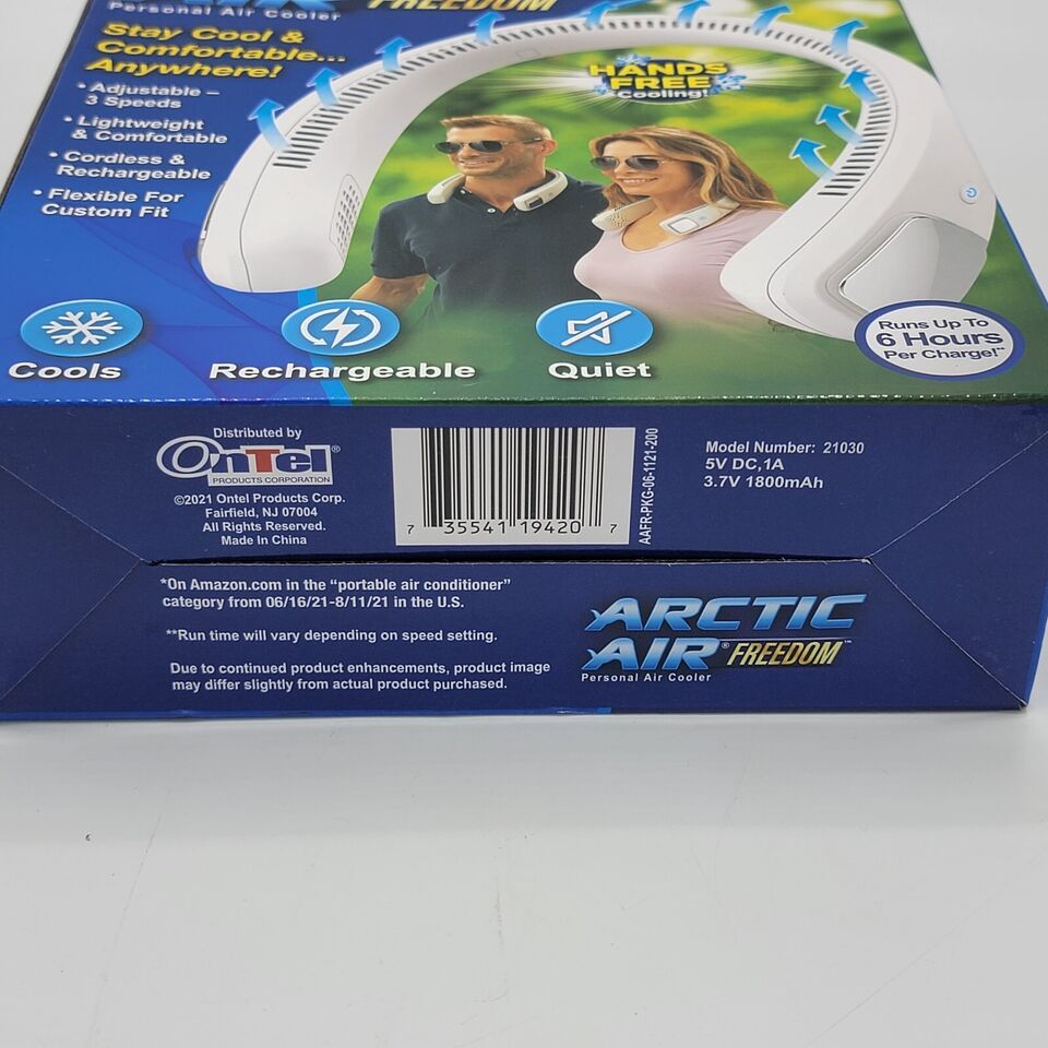 Air Cooler, Neck Fan Personal  3 Speed Hand Free Neck