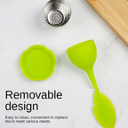 Tea Infuser, Reusable with Silicone Lid for Loose Leaf Tea