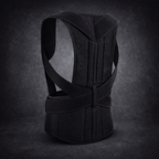Adjustable Back Support Belt | Posture Corrector | Spine & Shoulder Support Brace | Breathable Upper Back Support for Men & Women - Large
