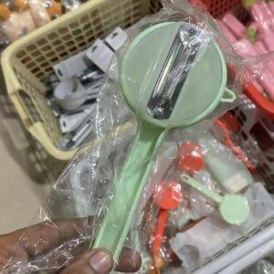 Multi‑Functional Vegetable & Fruit Peeler | With Integrated Storage Container | Easy Kitchen Tool – 7 inches (Random Colour)