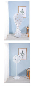 Decorative Fan Cover with Colorful Pattern Design – Dust Protection & Stylish Room Accent .