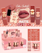 Color Castile Bear Shape Matte Lipsticks